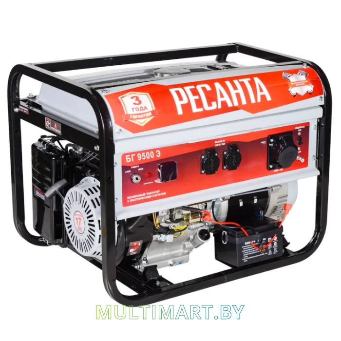 Бензиновый генератор Ресанта БГ 9500 Э